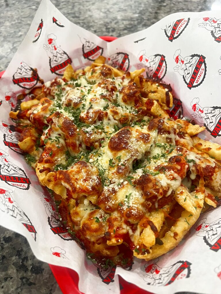 Chicken Parmesan fries